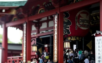 Stock Video Entrance To The Senso Ji Shrine In Tokyo Japan From For PC