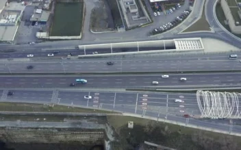 Stock Video Entering A Large Bridge  Smal For PC