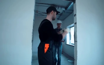 Stock Video Engineer With Blueprint Walking For PC