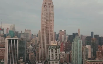 Stock Video Empire State Building Surrounded By Other Buildings For PC