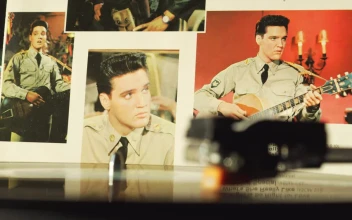 Stock Video Elvis Presley Old Record On A Turntable For PC
