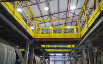 Stock Video Electrician Checking Factory Equipment For PC