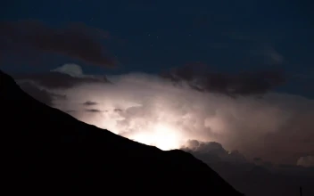 Stock Video Electrical Storm In The Mountains For PC