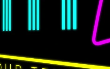 Stock Video Eighties Neon Title For PC