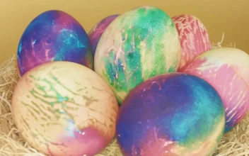 Stock Video Easter Eggs Spinning For PC