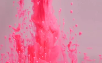 Stock Video Dynamic Movement Of Pink Ink Clouds In Water For PC