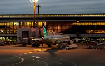 Stock Video Dusk From The Boarding Area Of An Airport For PC