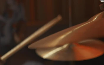 Stock Video Drummer Playing The Cymbals For PC