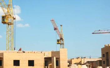 Stock Video Drones And Workers At The Construction Site For PC