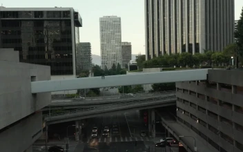 Stock Video Drone Shot Of Streets And Buildings For PC
