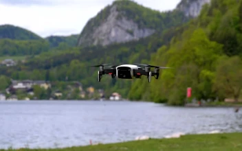 Stock Video Drone Flying Near The Lake For PC