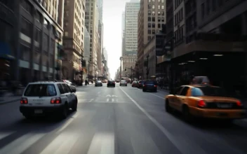 Stock Video Driving Down A Street In Nyc For PC