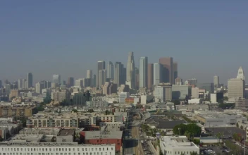Stock Video Downtown Los Angeles Skyline In California For PC