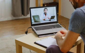 Stock Video Doctor Video Chats With Man During Quarantine For PC