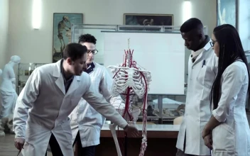Stock Video Doctor Students In The Classroom For PC