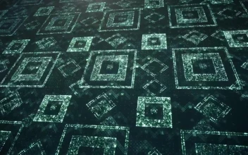 Stock Video Digital Surface With A Sequence Of Light Frames For PC