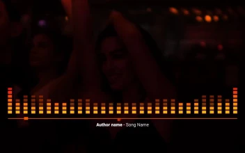 Stock Video Digital Base Audio Visualizer For PC