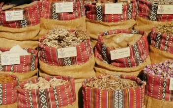 Stock Video Different Spices With Tags Ready For Sale For PC