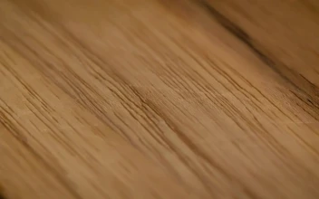 Stock Video Detailed Tour Of The Surface Of A Wooden Board For PC