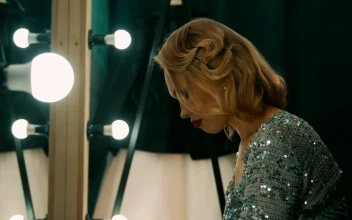 Stock Video Depressed And Tired Actor In Front Of The Mirror For PC