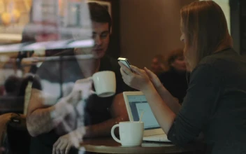 Stock Video Friends Chatting In A Town Coffee Shop For PC