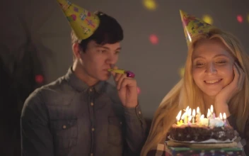 Stock Video Friends Celebrating A Happy Birthday For PC