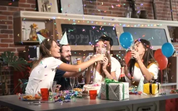 Stock Video Friends Celebrating A Birthday For PC