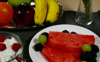 Stock Video Fresh Fruit And Yogurt For PC