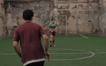 Stock Video Football Player Dribbling To The Defender For PC