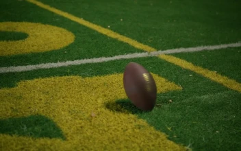 Stock Video Football Ball Spinning To A Stop For PC