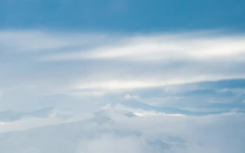 Stock Video Fog Covering A Snowy Landscape For PC
