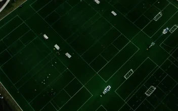 Stock Video Flying Over A Sports Center For PC