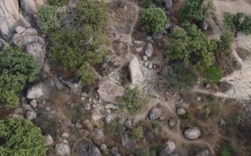 Stock Video Flying Over A Rocky And Arid Relief For PC