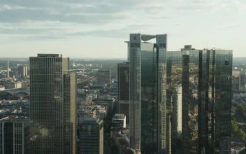 Stock Video Flying Over A Big City Near Skyscrapers For PC