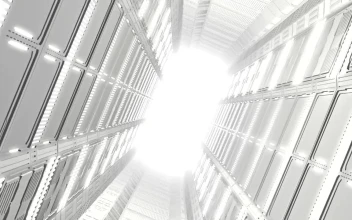 Stock Video Flying In A Futuristic Corridor In A Ship Loop Video For PC