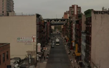 Stock Video Flying Among Buildings In A New York Neighborhood For PC