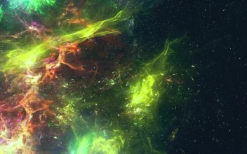 Stock Video Fluorescent Nebulae In Space For PC