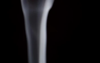 Stock Video Floating Smoke On A Black Background For PC