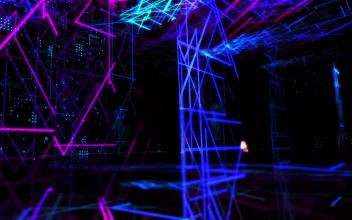 Stock Video Flashing Neon Lights D World For PC