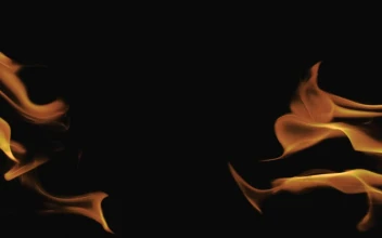 Stock Video Flames Rising From The Sides To The Center For PC