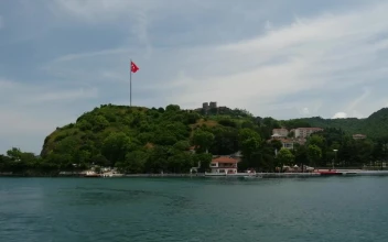 Stock Video Flag In The Top Of A Coast Hill For PC