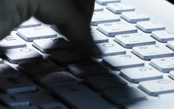 Stock Video Fingers Typing On A Laptop Browsing The Internet For PC