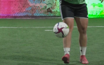 Stock Video Female Soccer Player Doing Freestyle For PC