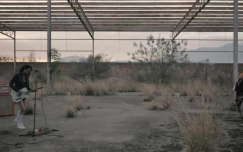 Stock Video Female Rock Band Playing On A Vacant Lot For PC
