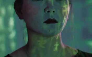 Stock Video Female Cyborg Model Portrait For PC