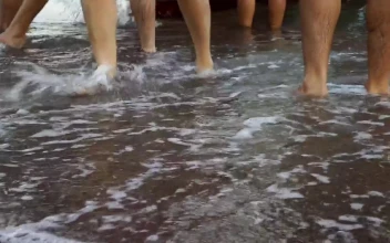 Stock Video Feet Of People In The Seashore For PC