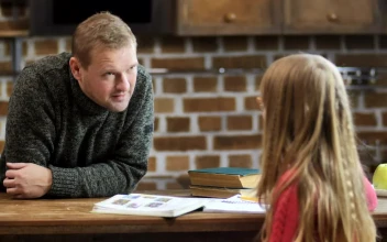 Stock Video Father Explaining Homework To His Daughter For PC