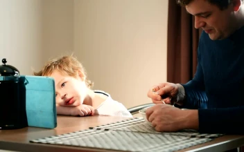 Stock Video Father Feeding His Young Son For PC
