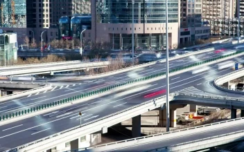 Stock Video Fast Traffic On Beijins Road In The Morning For PC