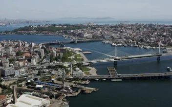 Stock Video Fast Moving Boat Below Three Bridges For PC